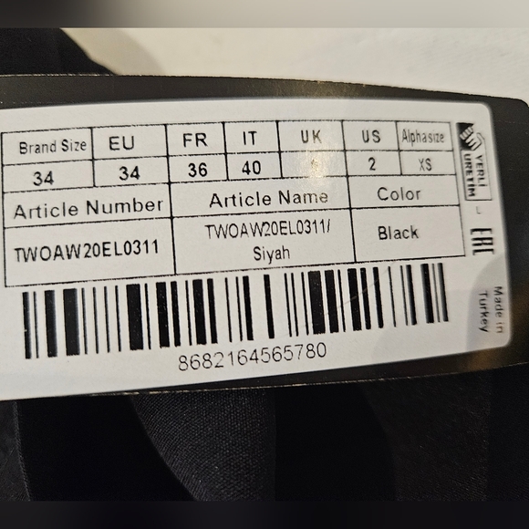TRENDYOL Black Dress NWT - Picture 9 of 11